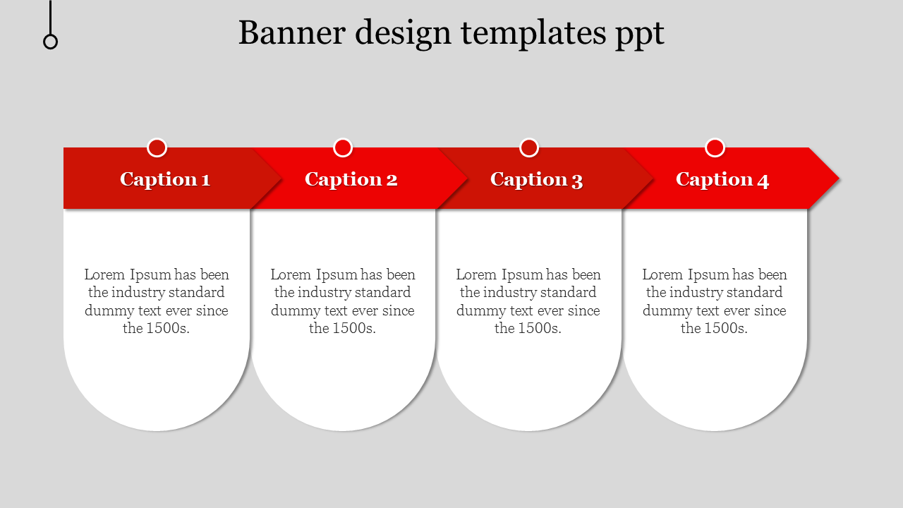 banner design templates ppt-Red